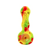 SILICONE SPOON PIPE (RASTA)