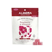 RASPBERRY & HIBISCUS LIVE RESIN DELIGHTS GUMMIES [10 CT]