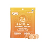 TANGERINE TWIST NANO SATIVA GUMMIES [10 CT]