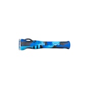 SHORTY SILICONE CHILLUM (WINTER BLUE)