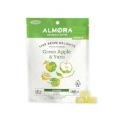 GREEN APPLE & YUZU LIVE RESIN DELIGHTS GUMMIES [10 CT]